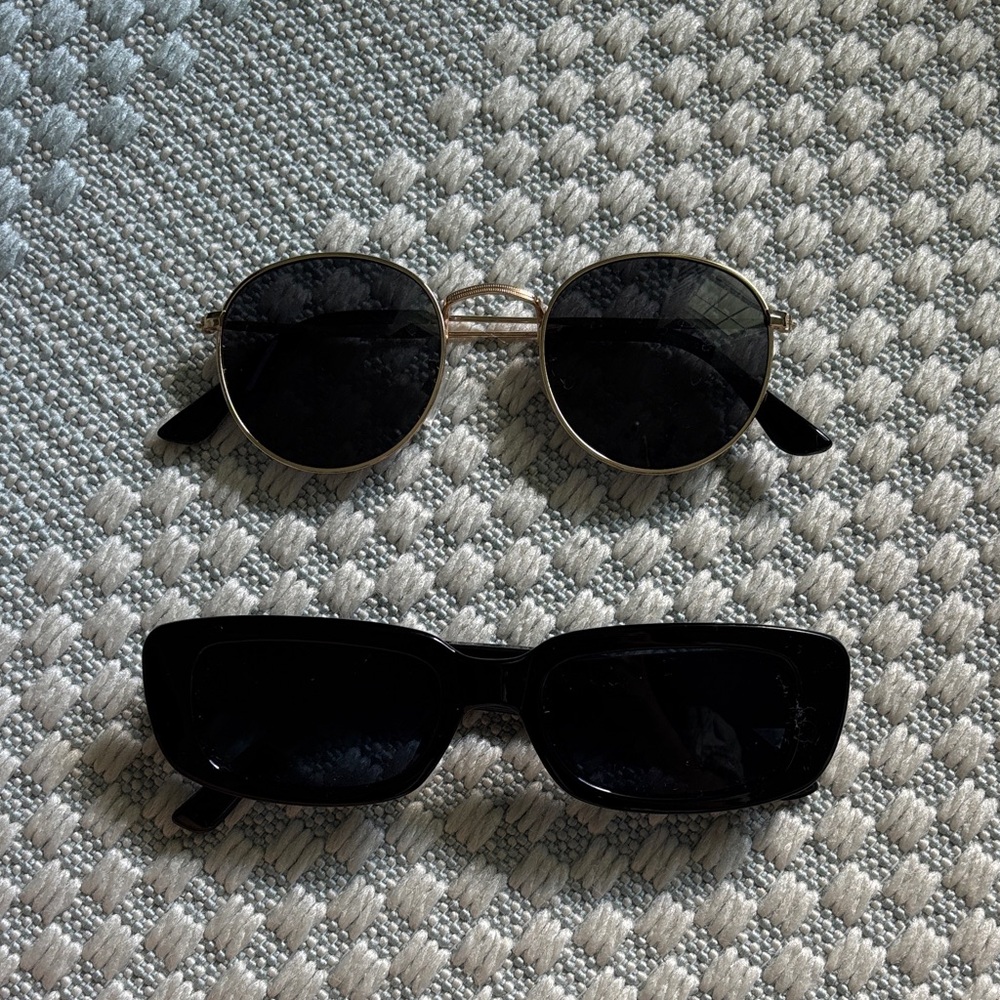 Amazon Black and Gold Sunglasses Duo